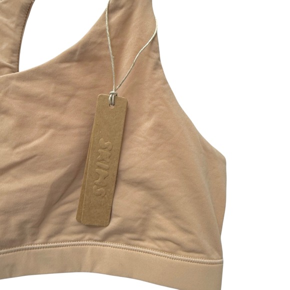 SKIMS Fits Everybody Scoop Neck Bra Clay Tan BR-SCN-1712 Large NWT - Picture 5 of 8